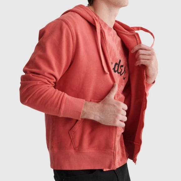 Lucky Brand Other - LUCKY BRAND - Sueded Terry Full Zip Hoodie (M)
